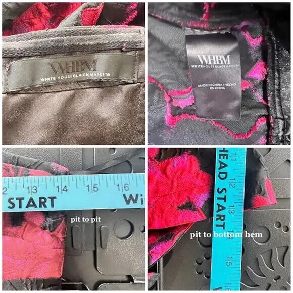 WHBM Corset Women Whimsigoth Dark Fairy Vamp Witch Tie-Front Satin Textured Y2K - Picture 6 of 6